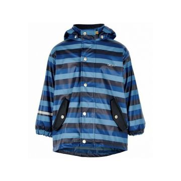 Jacheta copii PU impermeabila, cu interior de bumbac, pentru ploaie si vant - CeLaVi - Jersey Stripes