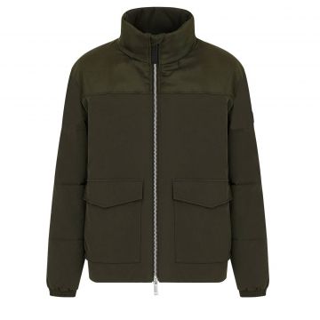 JACKET WITH CONTRASTING INSERT XL