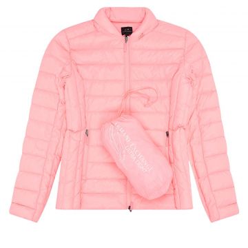 LIGHTWEIGHT QUILTED PUFFER JACKET L