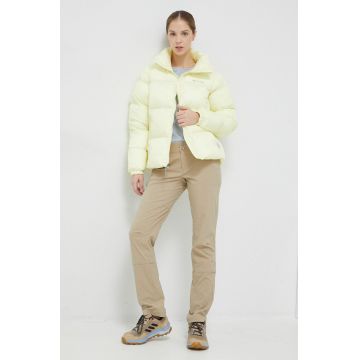 Columbia geacă P￬t Jacket femei, culoarea galben, de iarnă 1864781