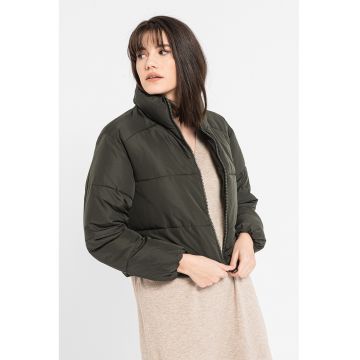 Geaca crop cu aspect matlasat Capri
