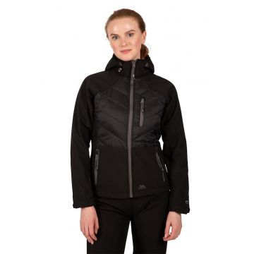 Jacheta cu aspect matlasat pentru trekking Elvira - Negru