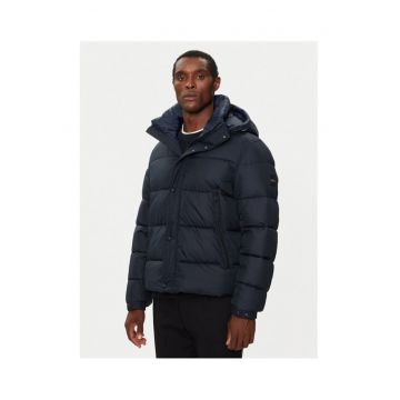 Geaca barbati -  304244186 - Poliester reciclat/Poliester - Negru - Albastru