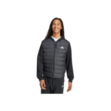 Geaca barbati  Essentials Climawarm Hybrid Down - cu gluga - negru - material calduros -