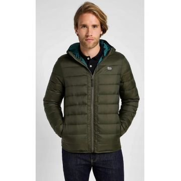 Geaca barbati -  LIGHT PUFFER JACKET - mulata - verde - bumbac