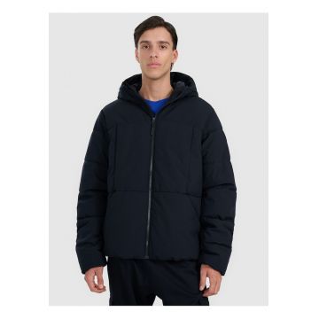 Geaca barbati -  matlasata - neagra - poliester