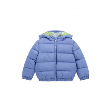 Geaca cu aspect matlasat - Albastru lavanda