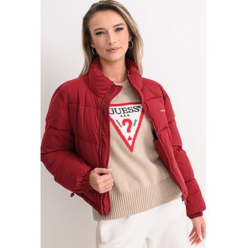 Geaca cu vatelina - Rosu inchis