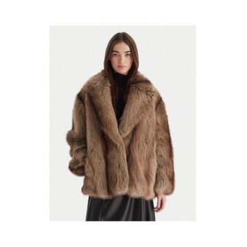 Geaca de blana dama  maro -