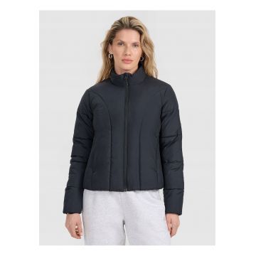 Geaca de puf  pentru femei - slim - hidrofoba - neagra - umplutura sintetica