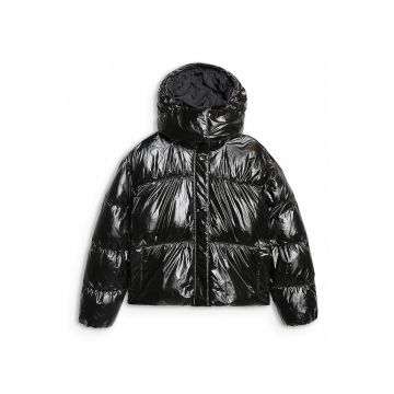Geaca Puf Dama Negru Impermeabila Usora  Sport Casual Femei AW25