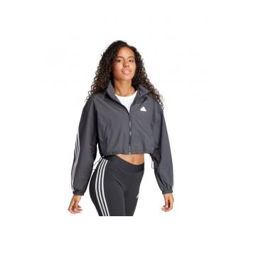 Geaca sport dama -  Fi 3s Wnd Wb W Is3660 - poliester - gri -