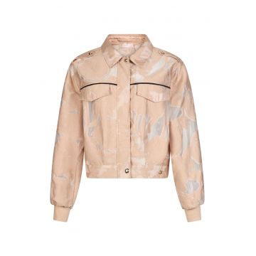 Jacheta cu buzunare cu clapa - Bej