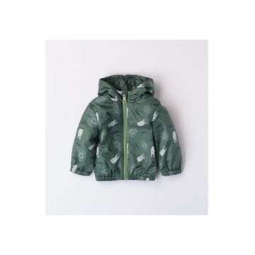 Jacheta cu imprimeu pentru bebe baiat -  4.8103 - Verde