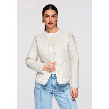 Jacheta de tranzitie  OW-JALP-0125 - Ecru