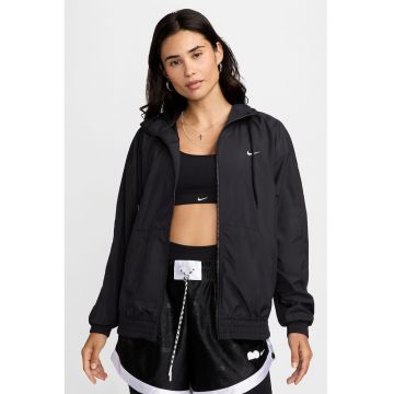 Jacheta lejera cu gluga si rezistenta la UV - Negru