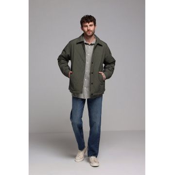 Jacheta matlasata cu capse - Kaki