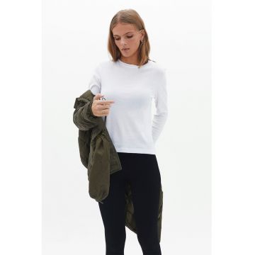 Jacheta matlasata cu fermoar - Kaki