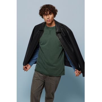 Jacheta regular fit cu fermoar - Negru