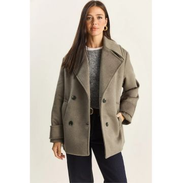 Palton dama -  Bej natural - Bumbac