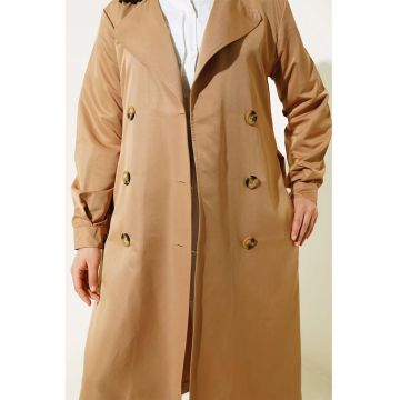 Palton dama - HiCCUP - Poliester - Bronz