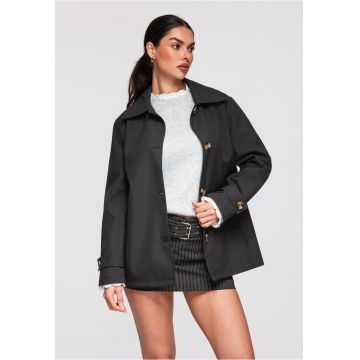 Palton de tranzitie  OW-COLC-0114 - Negru