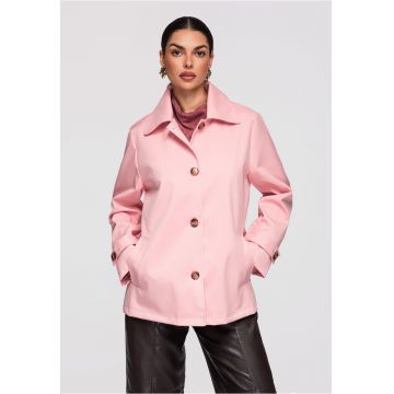 Palton de tranzitie  OW-COLC-0114 - Roz