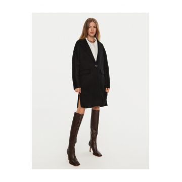 Palton de tranzitie pentru femei  negru -