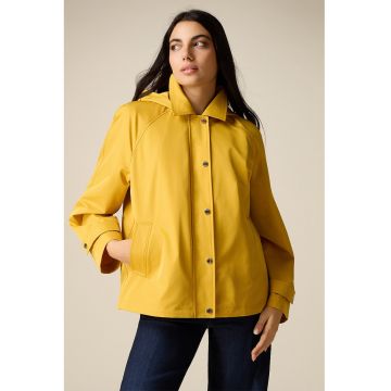 Pelerina cu gluga - Galben sofran