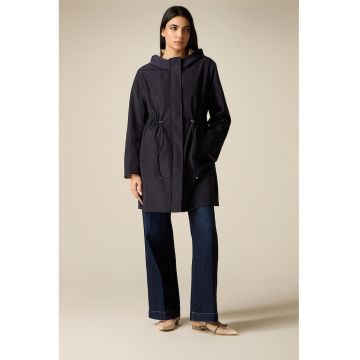 Pelerina reversibila cu gluga - Albastru ultramarin