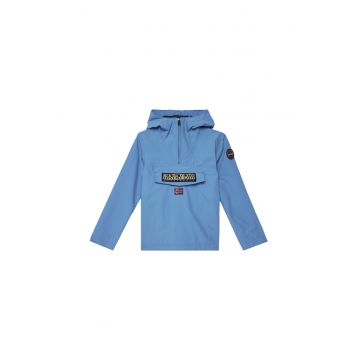 Geaca anorac copii -  albastru - poliamida - captuseala 100% poliester