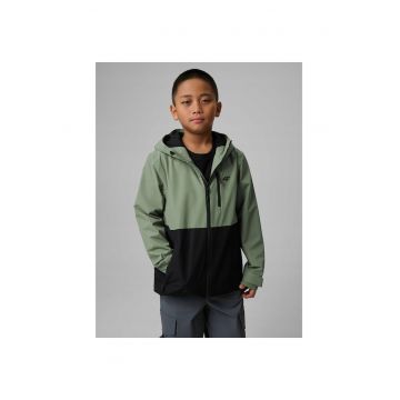 Geaca baieti -  verde/negru - membrana tehnica - impermeabila - respirabila