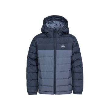 Geaca cu finisaj impermeabil - vatelina si gluga Oskar - Negru