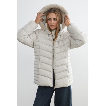 Geaca cu gluga si vatelina