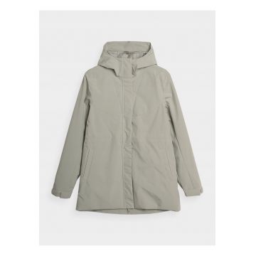 Geaca dama  membrana 8000 - supradimensionata - masline - material sintetic