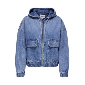 Geaca de blugi Femei - Bumbac - Albastru - Albastru