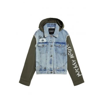 Geaca de blugi Femei -  Bumbac - Albastru - Verde - Albastru
