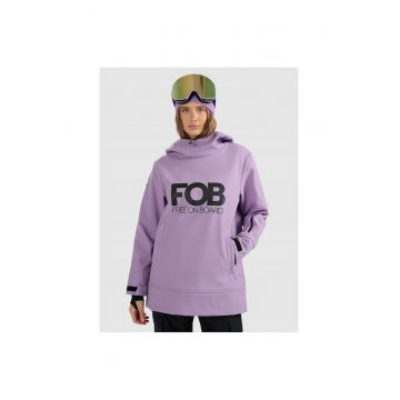 Geaca de snowboard  softshell - membrana 5000 - violet - pentru femei -