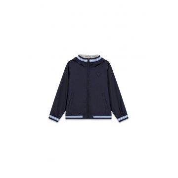 Geaca de tranzitie copii -  bleumarin - poliester - bumbac -