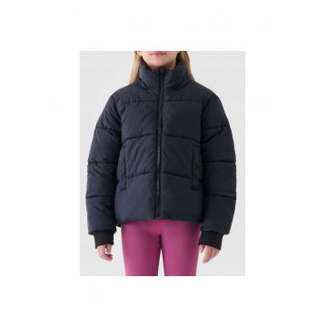 Geaca puf copii  iarna - bleumarin - matlasata