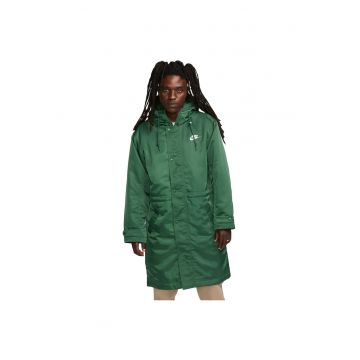 Geaca sport  Club Stadium Parka pentru barbati - verde - poliester - impermeabila - captusita cu fleece -