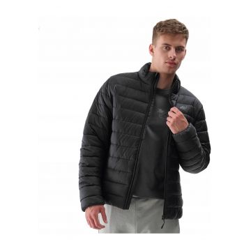 Geaca sport  matlasata - izolata - neagra - poliester