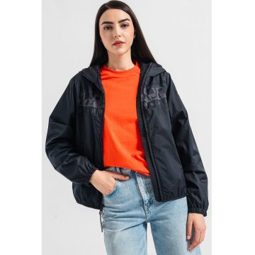 Jacheta cu imprimeu logo Raymi - Negru