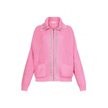 Jacheta cu pietre pretioase - Roz