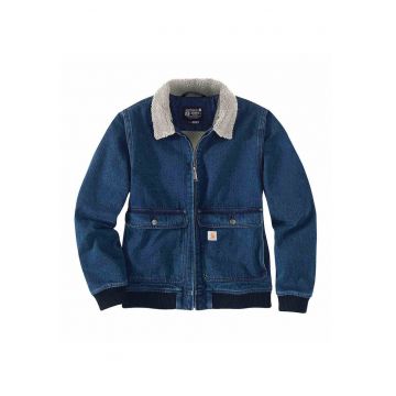 Jacheta dama -  Bumbac - Albastru inchis -