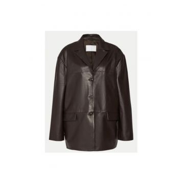 Jacheta dama  maro - piele naturala - marimea