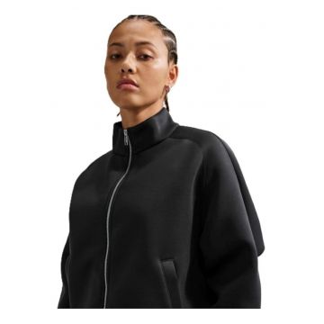 Jacheta dama  W NSW PREGAME FLC TRK JKT - Sintetic - Negru - Negru