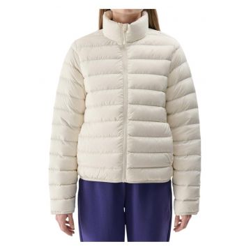 Jacheta de dama  cu puf - calduroasa - bej - poliester -