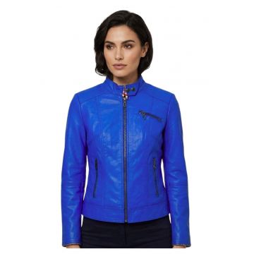 Jacheta din piele naturala Ramones -