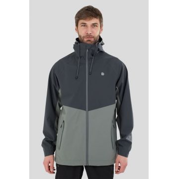 Jacheta impermeabila cu gluga Wilmington - Gri inchis